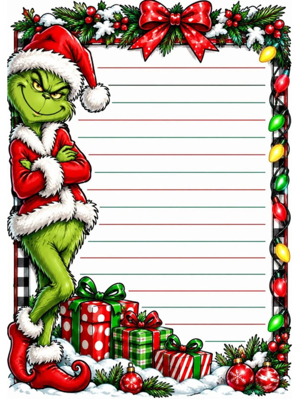 Grinch Christmas note pads Set 2